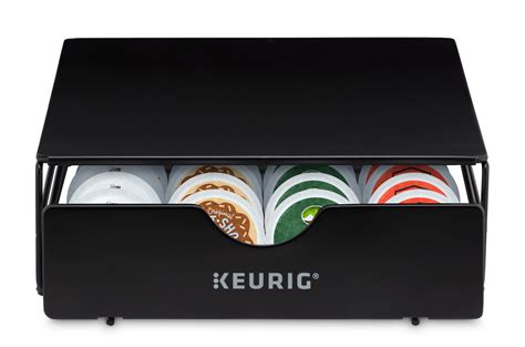 coffee k ups holder metal box|non rolling coffee pod storage.